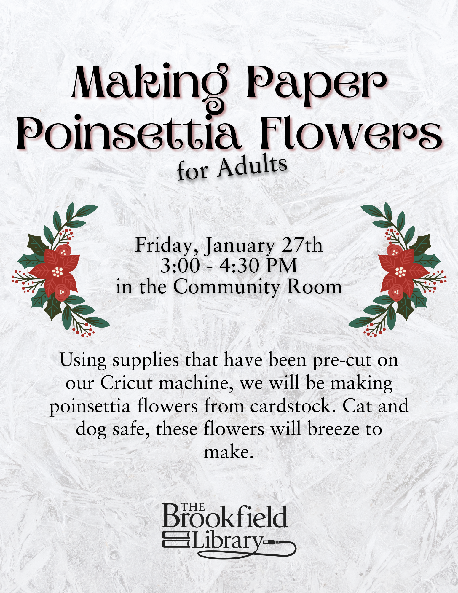 Making Paper Poinsettia Flowers