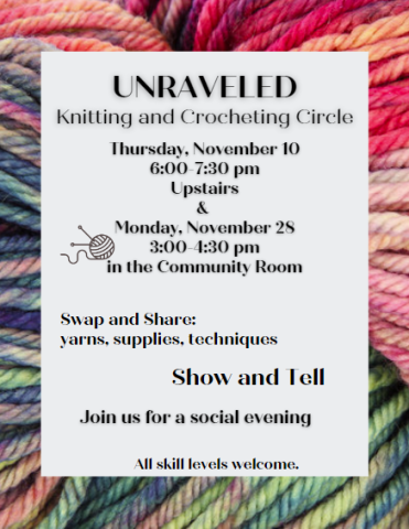 knitting flyer