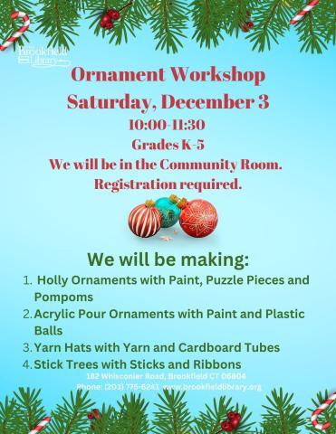 Ornament Workshop