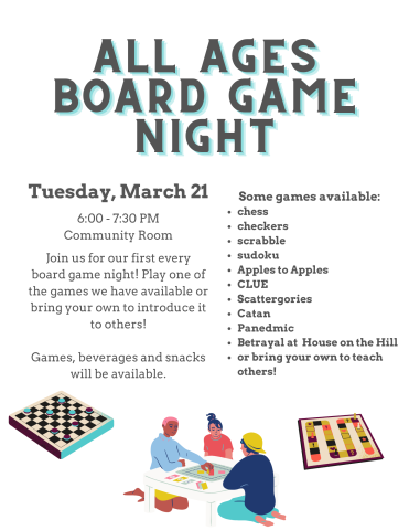 All Ages Board Game Night