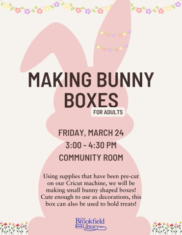 Making Bunny Boxes for Adults