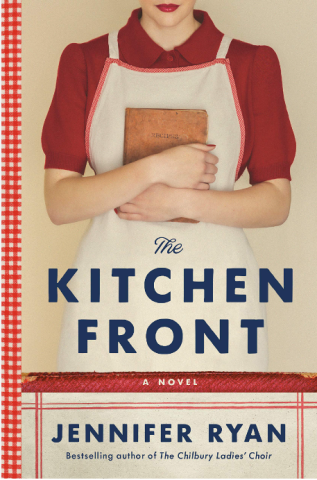 Front cover of book: The Kitchen Front