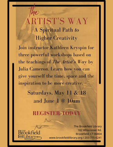 Flyer for Artist's Way Workshops