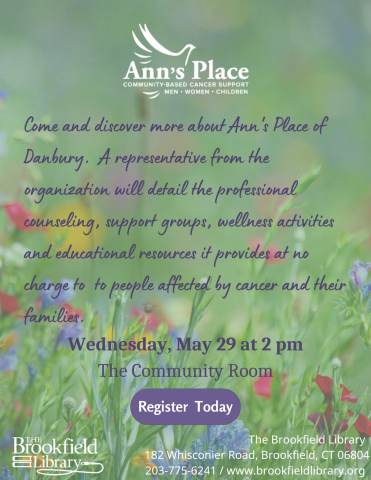 Flyer for Ann's Place Program