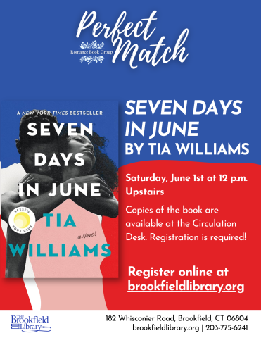Perfect Match Book Club Discussion: Seven Days in June - June 1st at 12 p.m.