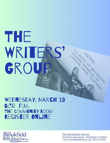 flyer for Writers Group