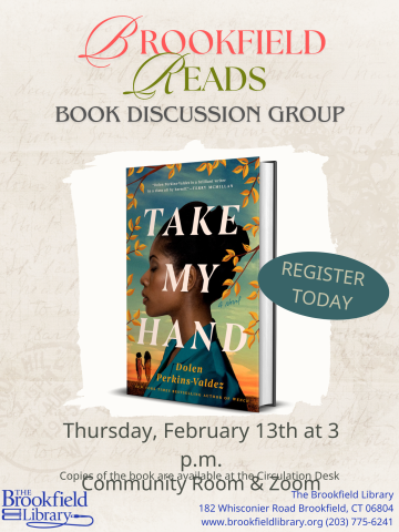 Flyer for Brookfield Reads Book Group