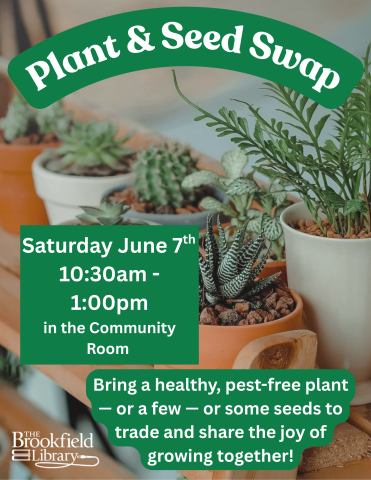 flyer for plant & seed swap