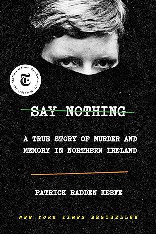 say nothing book cover
