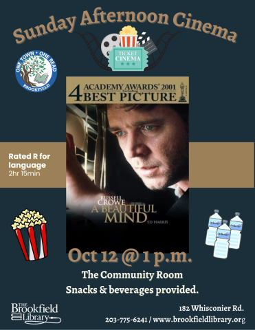 flyer for a beautiful mind