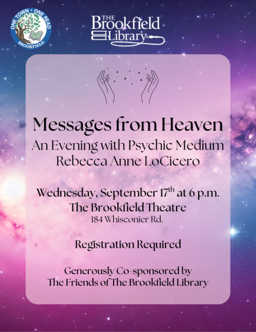 flyer for messages from heaven