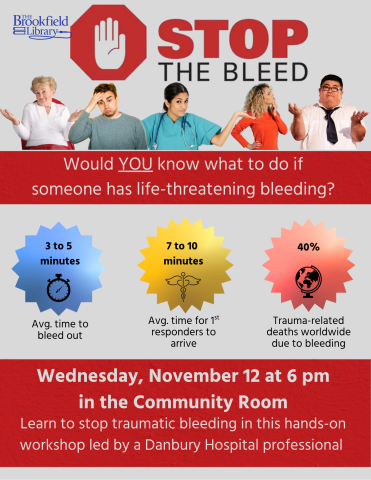 flyer for stop the bleed