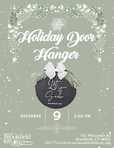 holiday door hanger flyer