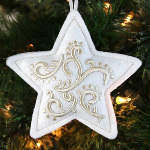 Star holiday ornament