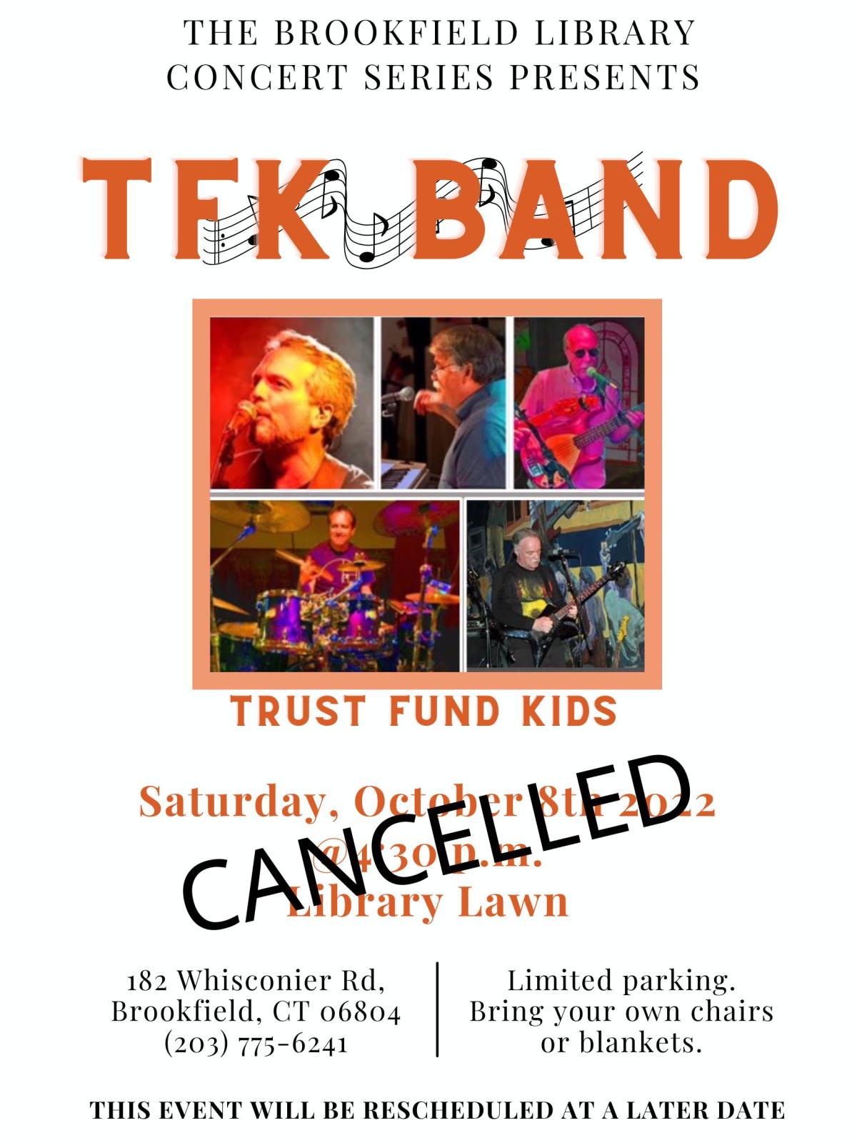 Cancelled TFK Band Concert