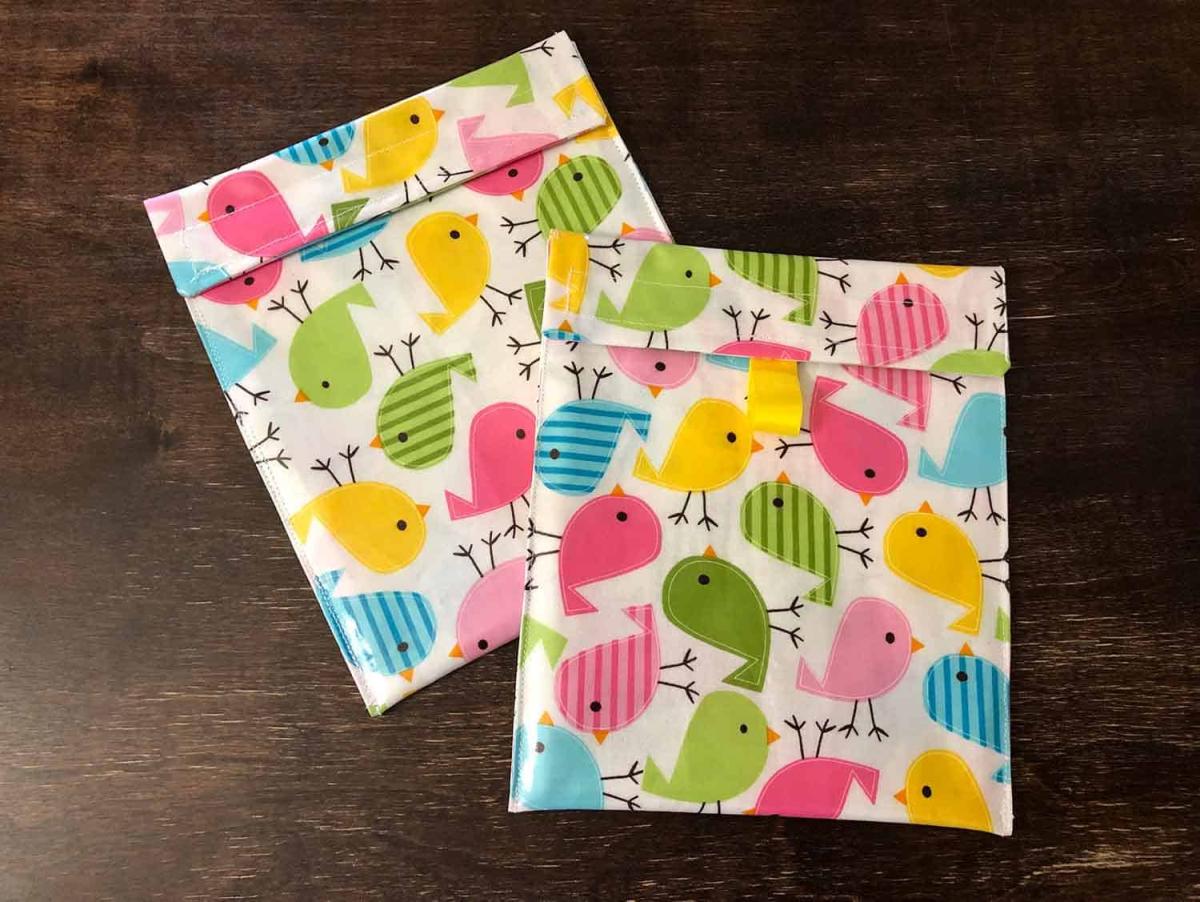 Reusable sandwich bags