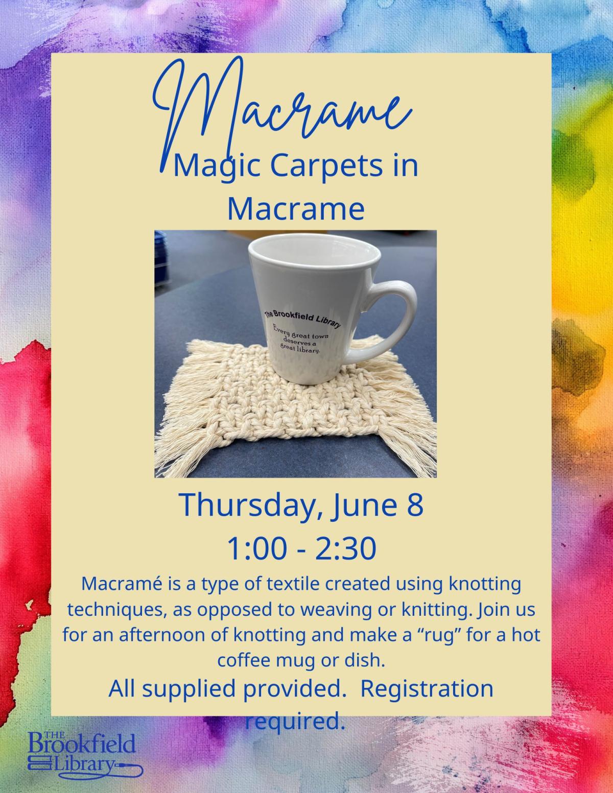 macrame flyer