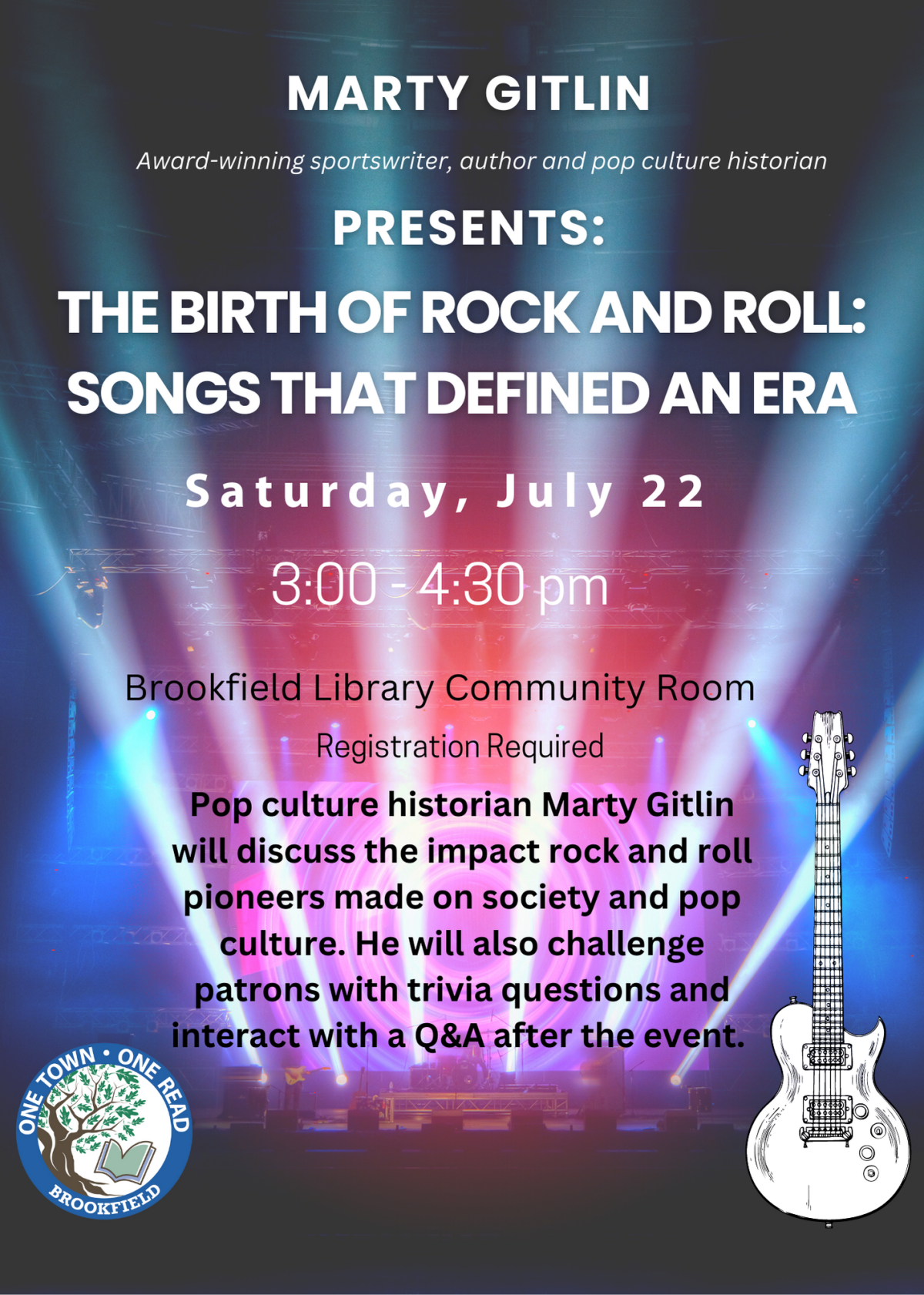 birth of rock and roll program flyer