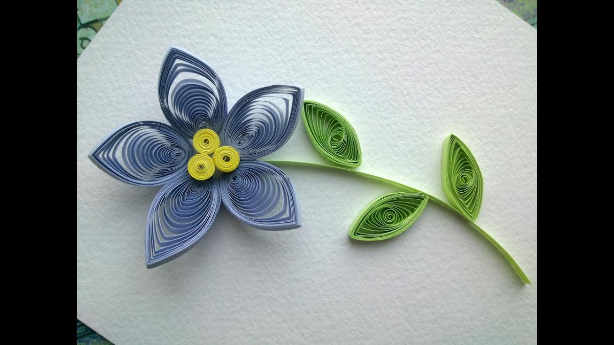 paper quilling flower