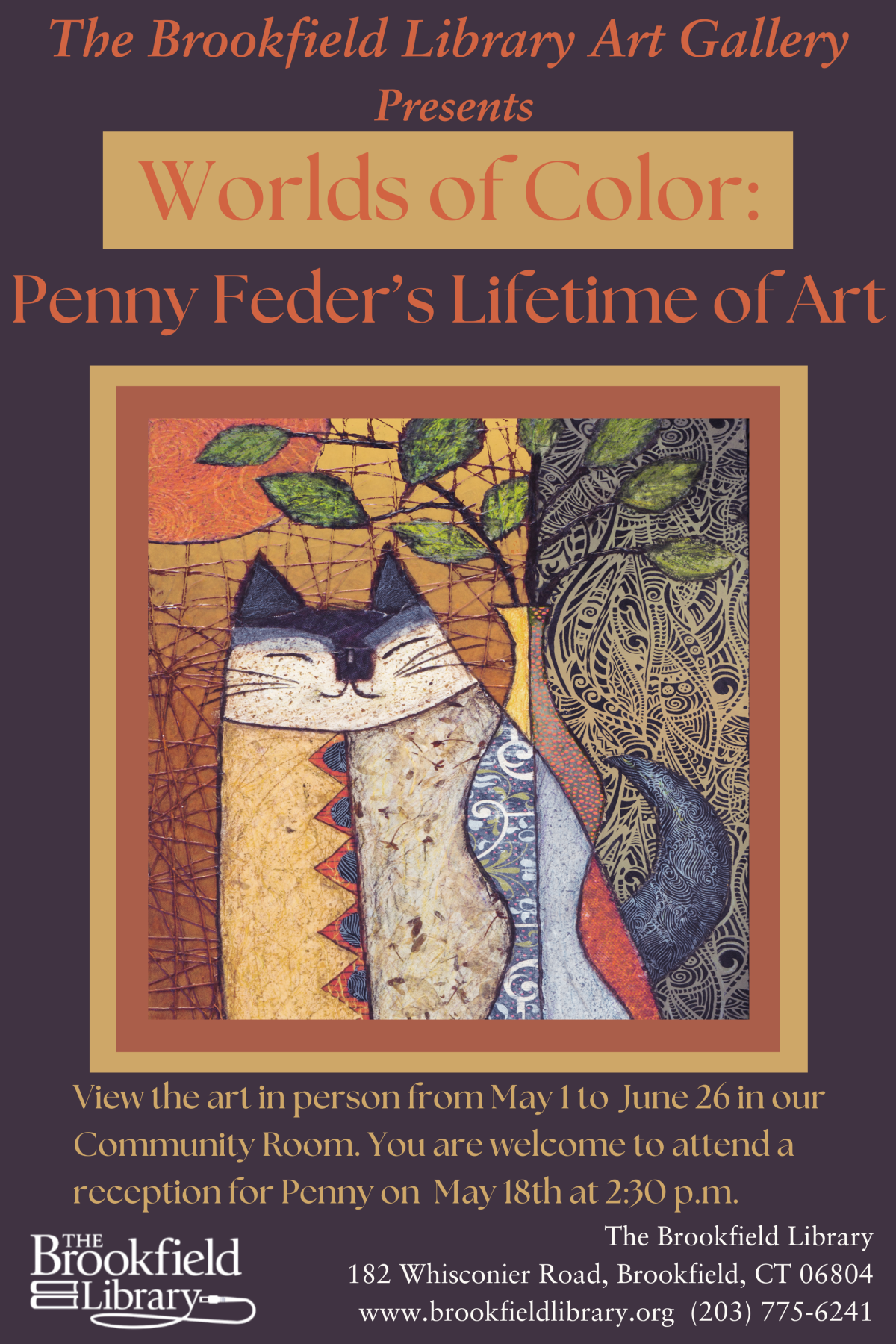 flyer for Penny Feder Gallery Show