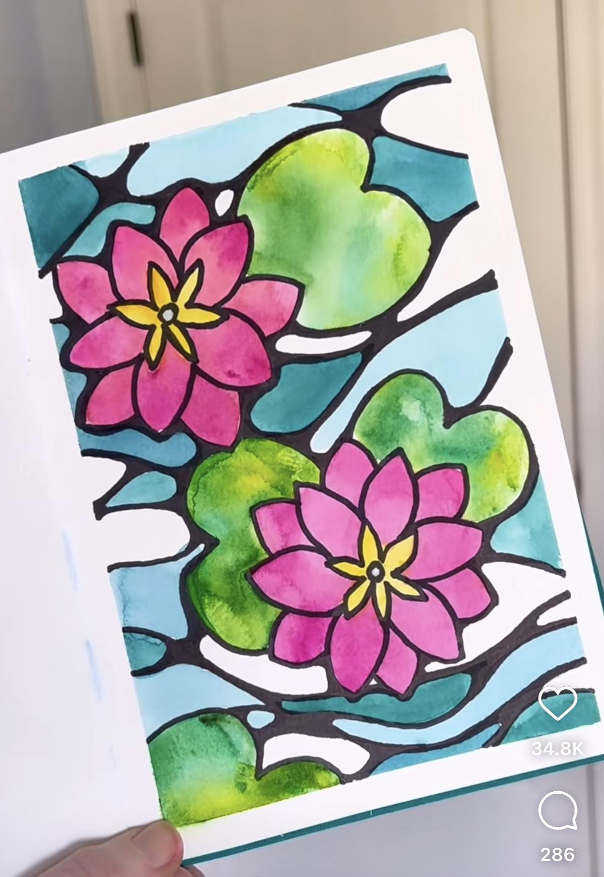 watercolor flowers