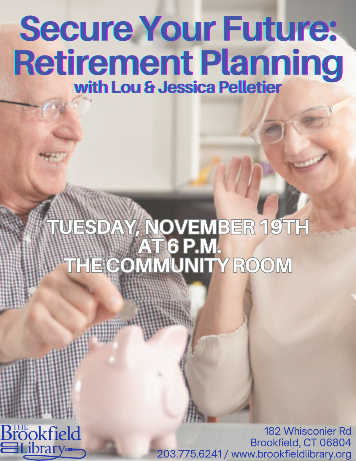 flyer for secure your future retirement planning