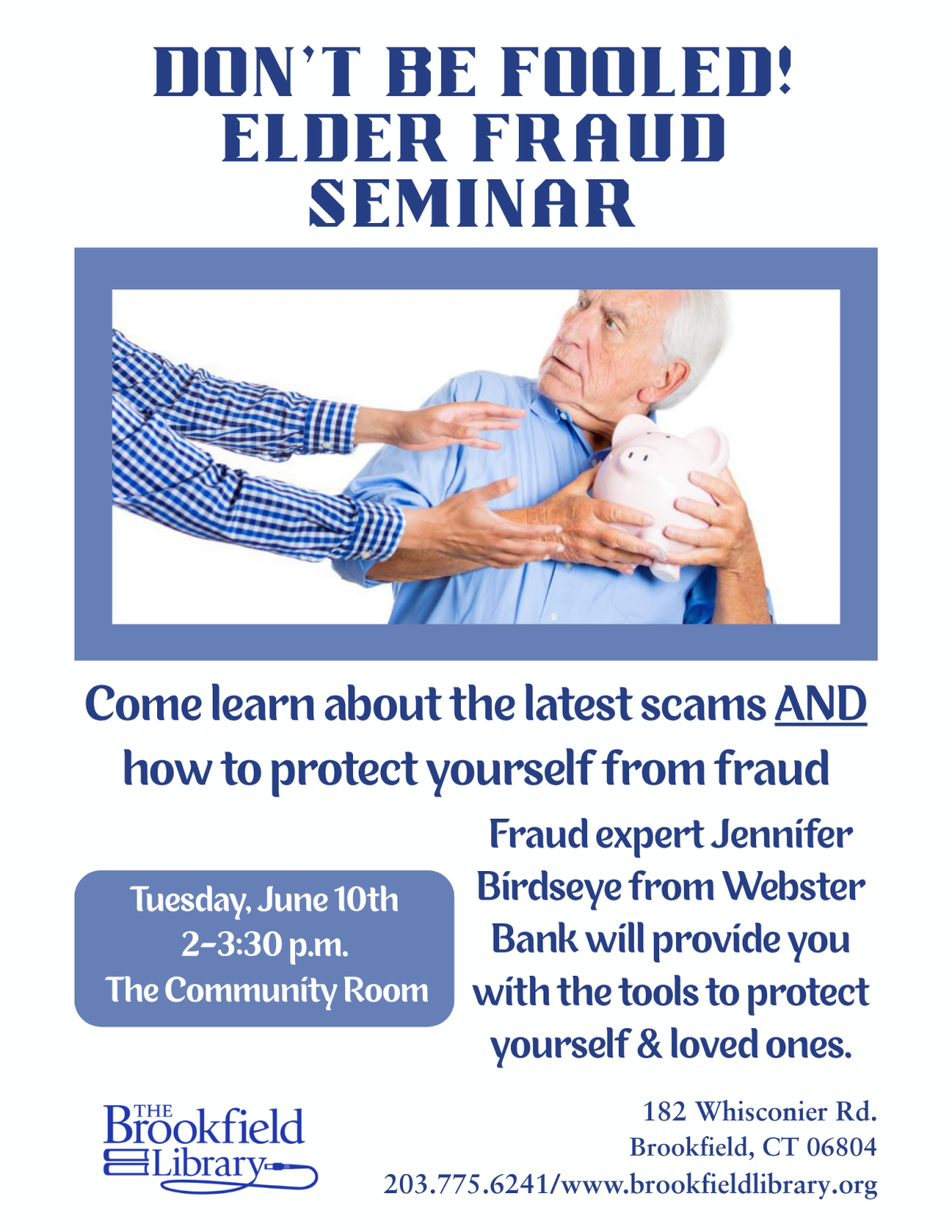 Flyer for Don't Be Fooled program