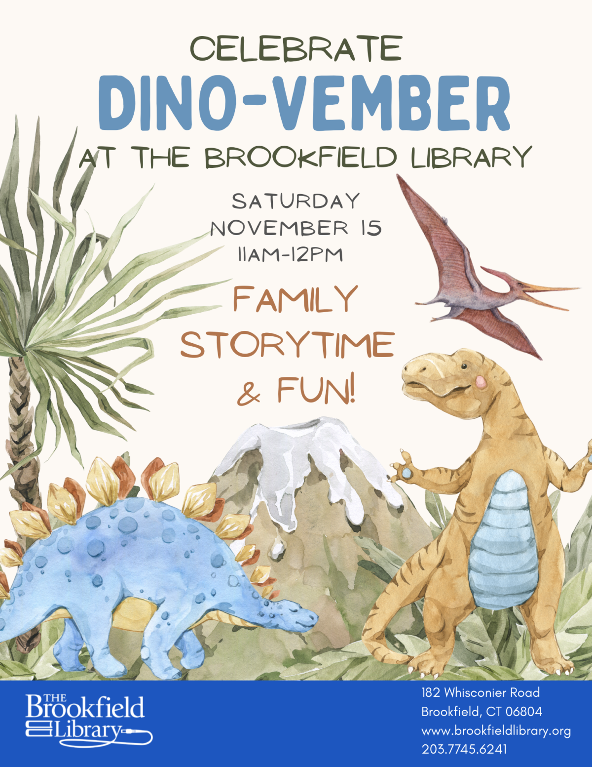 Dino-Vember Family Storytime 