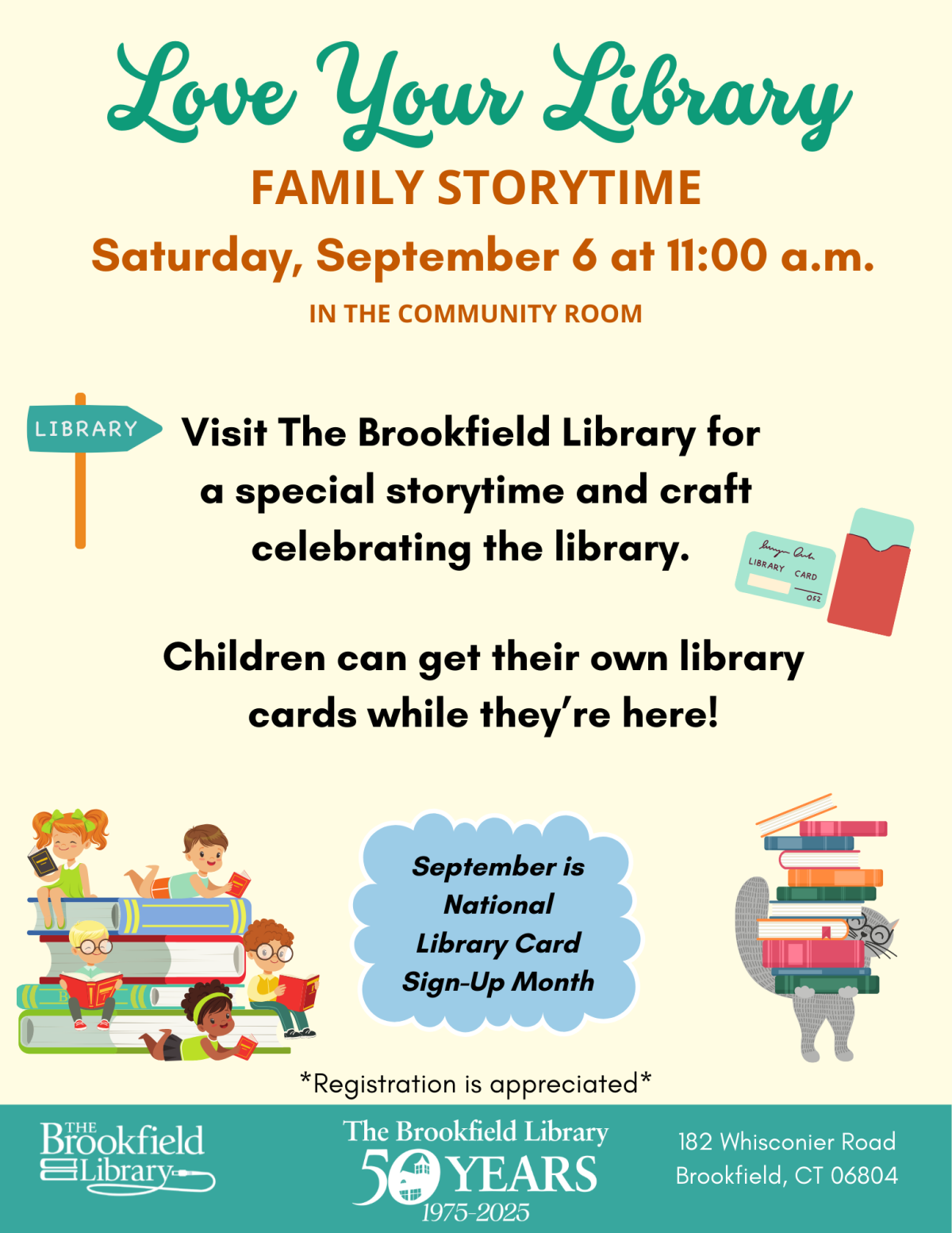 Love Your Library Storytime 9/6/25