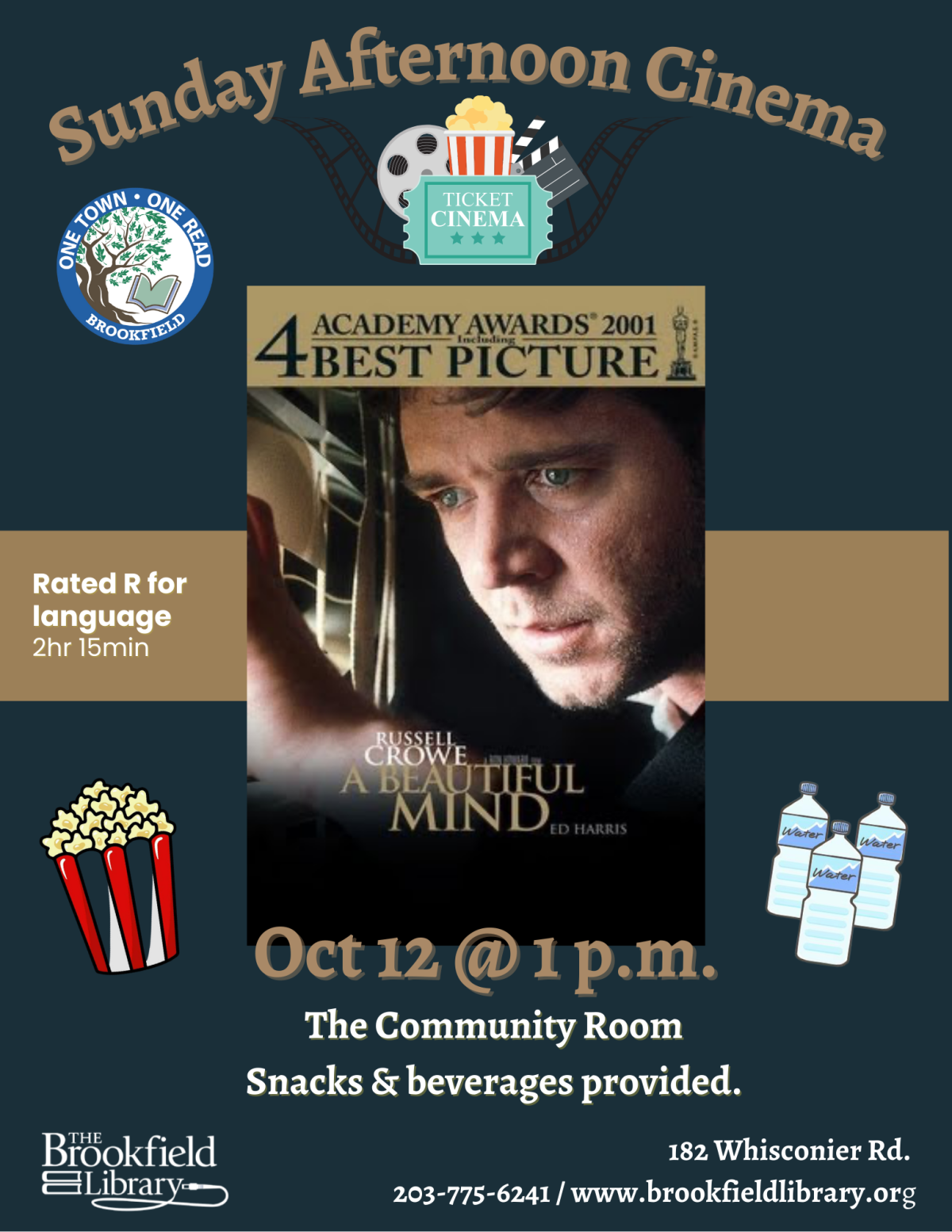 flyer for a beautiful mind