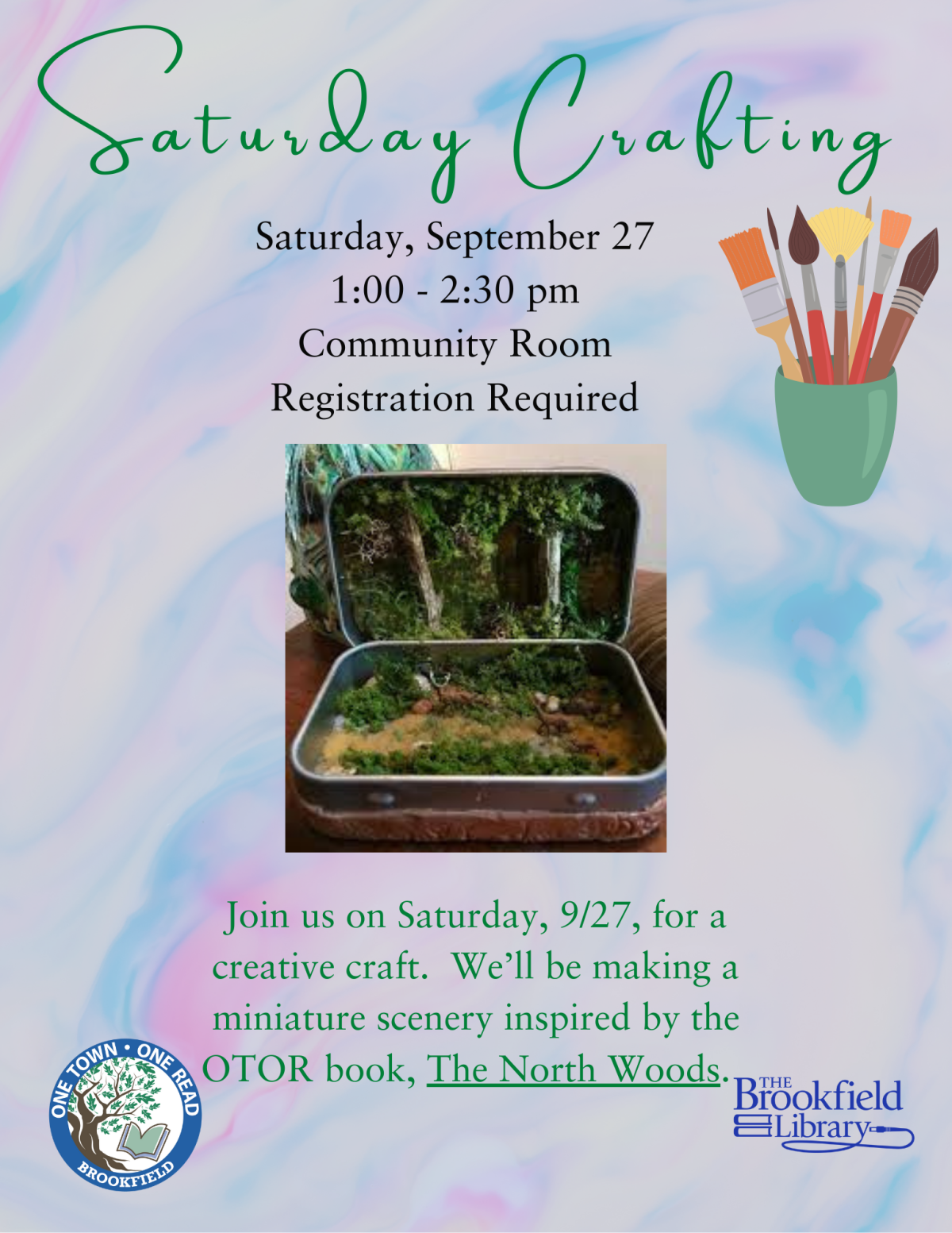 spooky miniature craft flyer