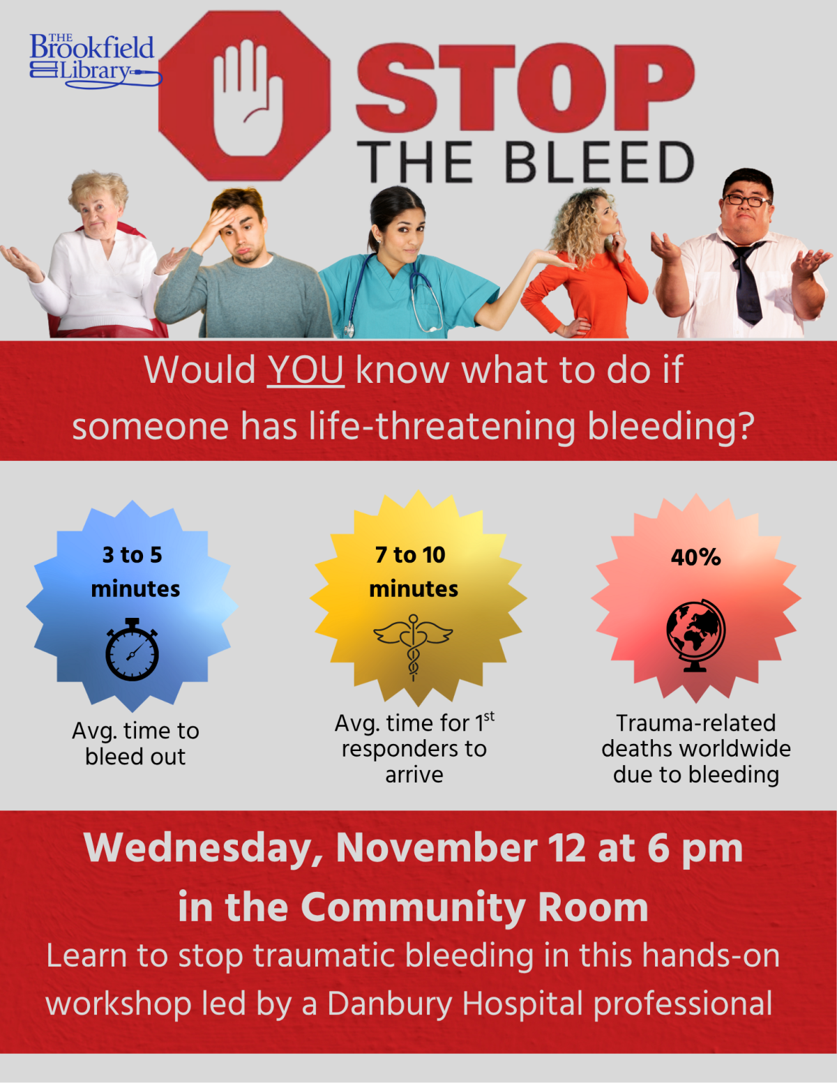 flyer for stop the bleed